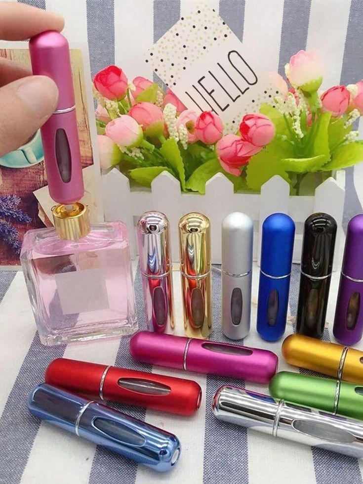 Portable Mini Refillable Perfume Bottle With Spray.